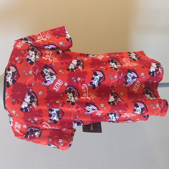 Disney Minnie and Mickey V-neck scrub top - Picture 6 of 8